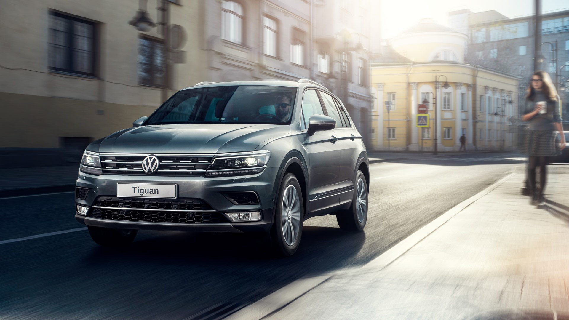 Volkswagen Tiguan: Быстрый разгон и уверенно движение