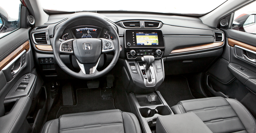 Современные технологии в интерьере Honda CR-V