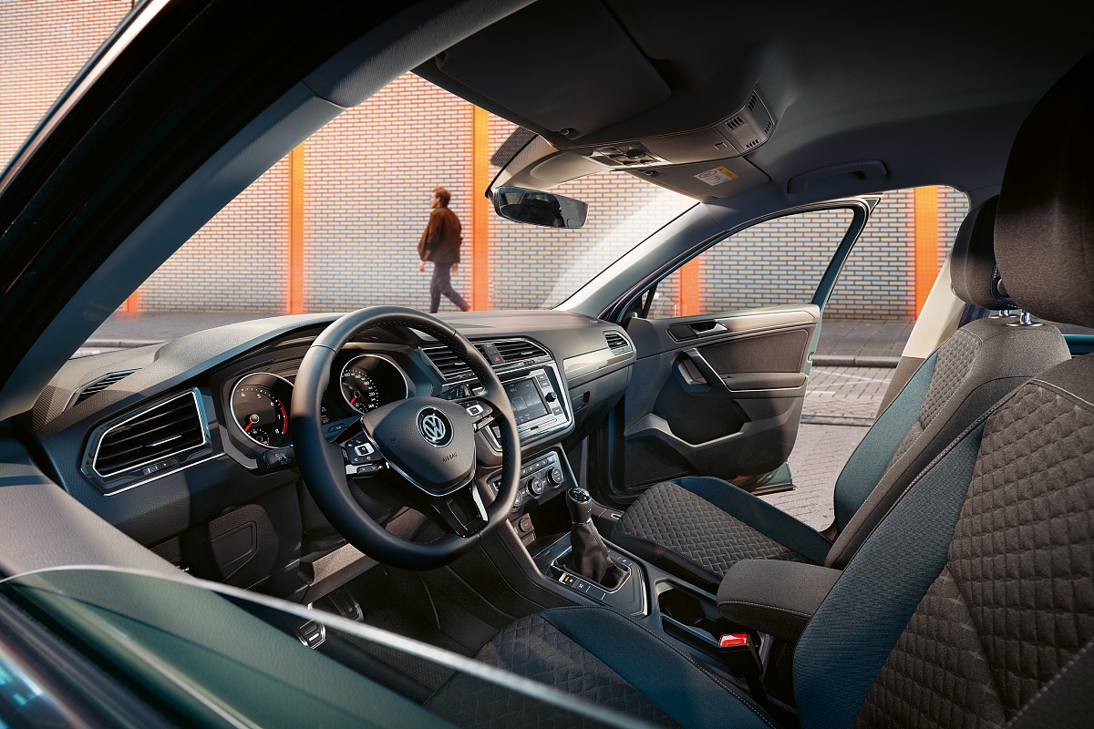 Volkswagen Tiguan максимально укомплектован новейшими технологическими системами