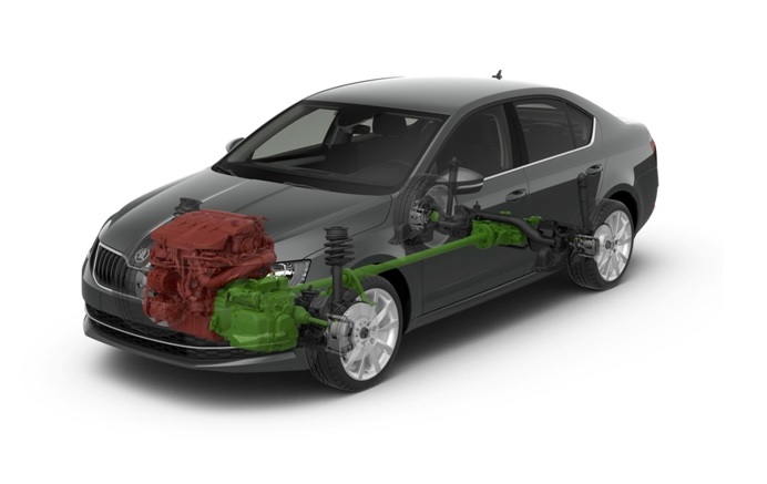Множество вариантов компоновки двигателя и коробки передач в Skoda Octavia – индивидуальный подход к каждому покупателю