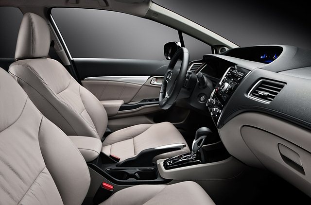 Интерьер нового Honda Civic 4D