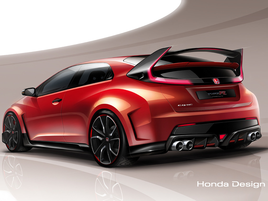 Концепт нового Honda Civic Type R