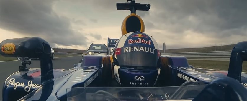 Видеоролик в честь победы болида Red Bull, оснащенного двигателем Renault в Формуле 1