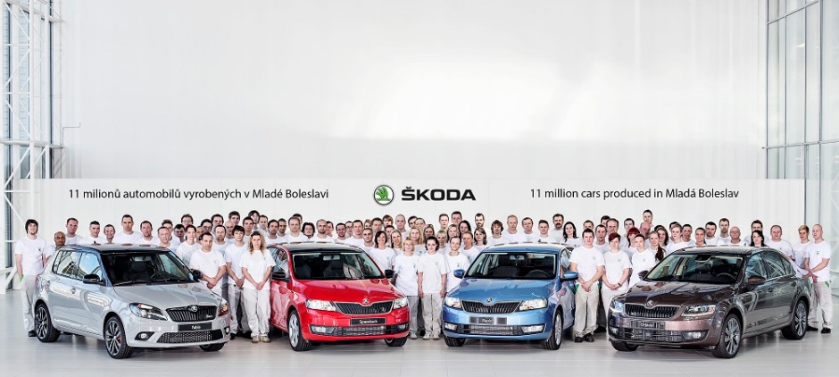 Рекорд ŠKODA: в Млада-Болеславе произведено 11 миллионов автомобилей
