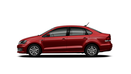 Красный Volkswagen Polo – сочетание функциональности и выразительности