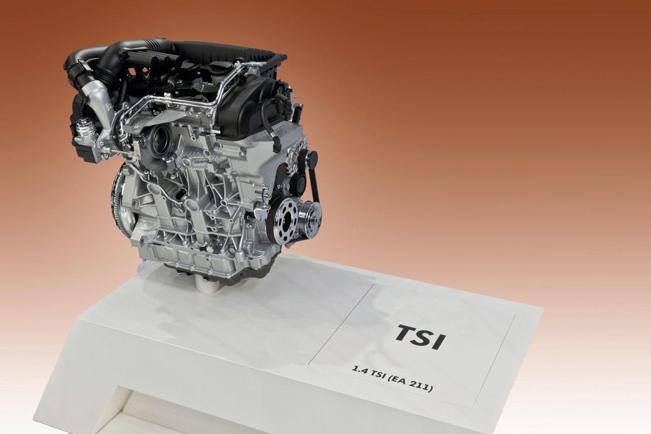 Внешний вид двигателя 1.4 TSI