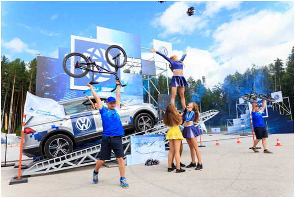 Захватывающая атмосфера проведения Volkswagen Driving Experience 2017